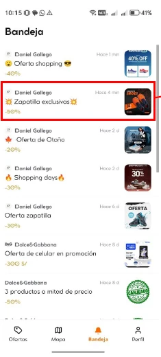 Historial de notificaciones